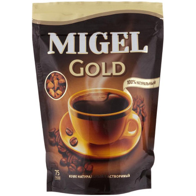 Кофе Migel Gold растворимый сублимированный, 75г