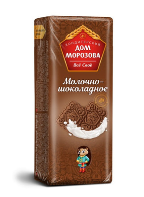 Печенье Кондитерские Изделия Морозова Молочно-шоколадное сахарное, 290г
