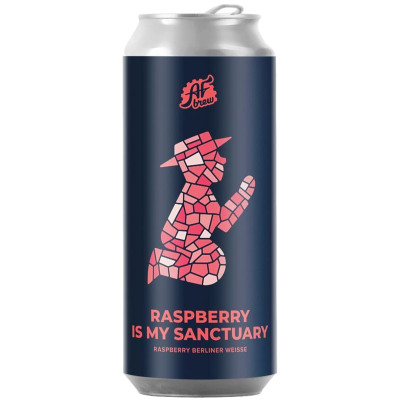Напиток пивной AF Brew Raspberry Is My Sanctuary нефильтрованный неосветлённый 5.3%, 500мл