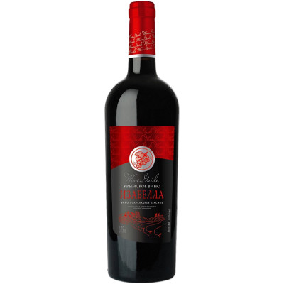 Вино Wine Guide Изабелла красное полусладкое 12%, 750мл