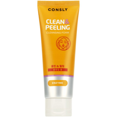 Пенка для лица Consly Clean & Peeling энзимная обновляющая с папаином, 120мл