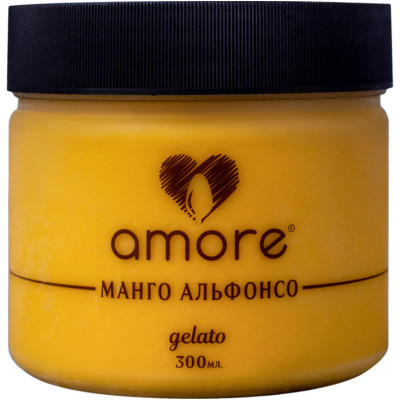 Мороженое молочное Amore Джелато с манго альфонсо 6%, 300мл
