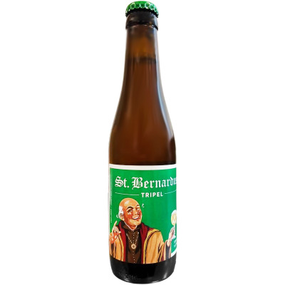 Пиво St. Bernardus Tripel светлое пастеризованное нефильтрованное осветленное, 330мл
