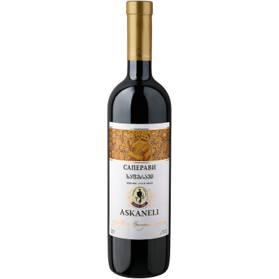 Вино Askaneli Brothers Саперави красное сухое 13%, 750мл