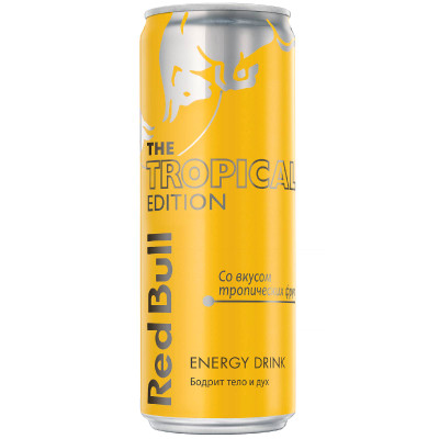 Энергетический напиток Red Bull Ред Булл тропические фрукты, 355мл