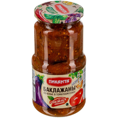 Баклажаны Пиканта печёные в томатном соусе, 520г