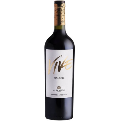 Вино Alta Vista Vive Malbec красное сухое 13.5%, 750мл