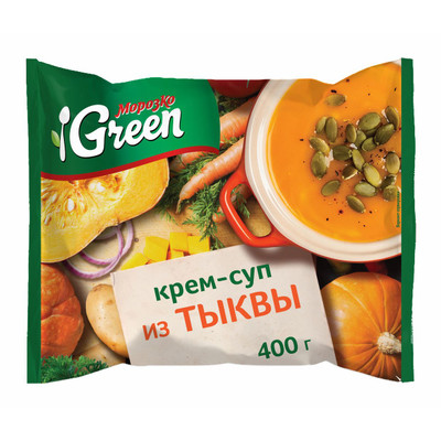 Крем-суп Морозко Green из тыквы замороженный, 400г
