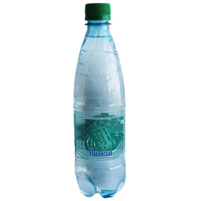 Вода Ивкинская артезианская питьевая 1 категории газированная, 500мл
