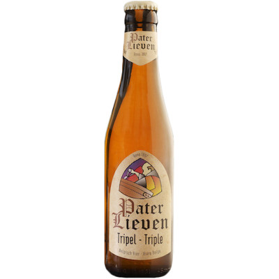 Пиво Pater Lieven Tripel светлое непастеризованное фильтрованное, 330мл