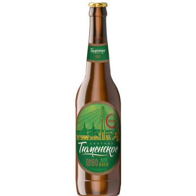 Пиво Тюменское Крепкое светлое фильтрованное 8%, 1.35л