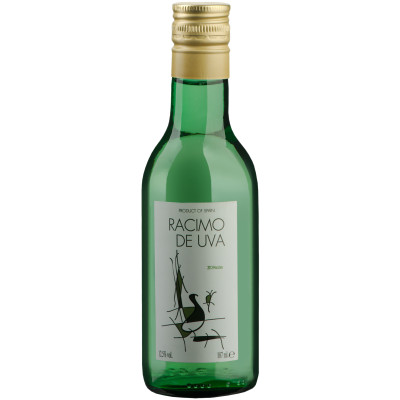 Вино Racimo de Uva Macabeo Carinena DO белое сухое 12%, 187мл
