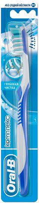 Зубная щётка Oral-B Advantage Plus 40 комплекс глубокая чистка средней жёсткости