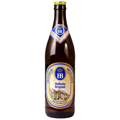 Пиво Hofbrau тёмное 5.1%, 500мл