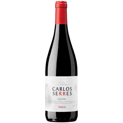 Вино Carlos Serres Крианса Риоха сортовое красное сухое 13.5%, 750мл