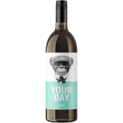 Вино Your Day Chardonnay белое полусладкое, 750мл