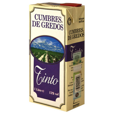 Вино Cumbres de Gredos красное сухое 12%, 1л