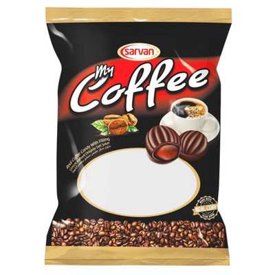 Карамель Sarvan My Coffee с кофейной начинкой, 250г