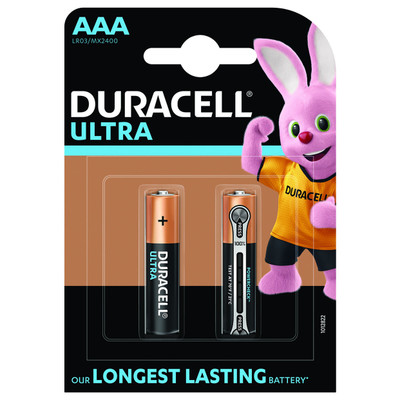 Батарейки Duracell Ultra Power AAA, 2шт