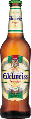 Пиво Edelweiss пшеничное светлое нефильтрованное 5.5%, 450мл
