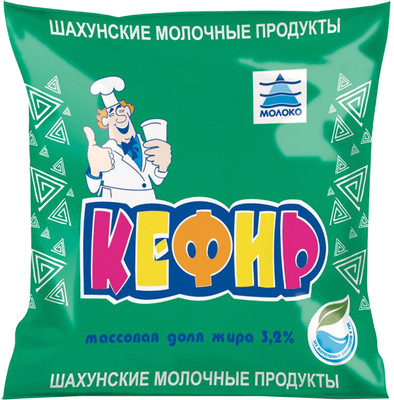Кефир Шахунские Молочные Продукты 3.2%, 450мл