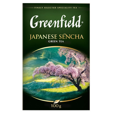 Чай Greenfield Japanese Sencha зелёный крупнолистовой, 100г