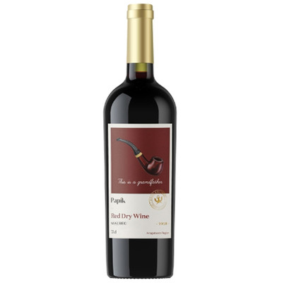 Вино Papik Malbec красное сухое 13.5%, 750мл