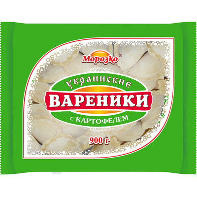 Вареники Морозко украинские с картофелем, 900г