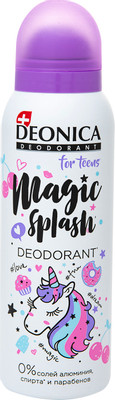 Дезодорант Deonica For teens Magic splash, 125мл
