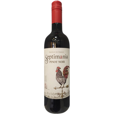 Вино Septimania Пино Нуар красное сухое 13.5%, 750мл