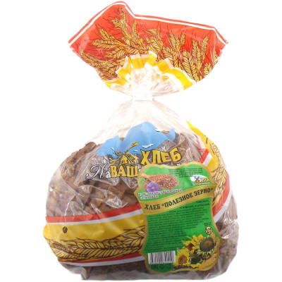 Хлеб Навашинский Хлеб Полезное зерно подовый в нарезке, 250г