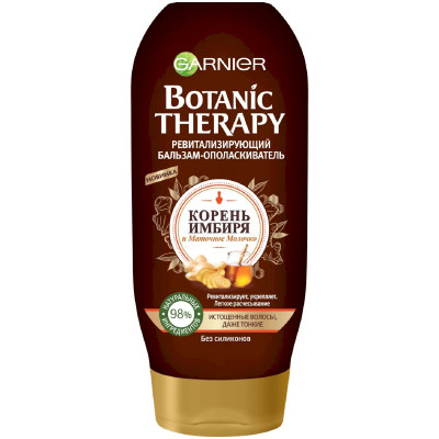 Бальзам-ополаскиватель Garnier Fructis Botanic Therapy корень имбиря и маточное молочко, 387мл