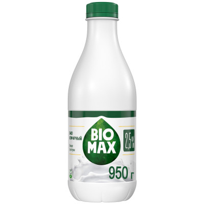 Продукт кефирный BioMax 2.5%, 950мл