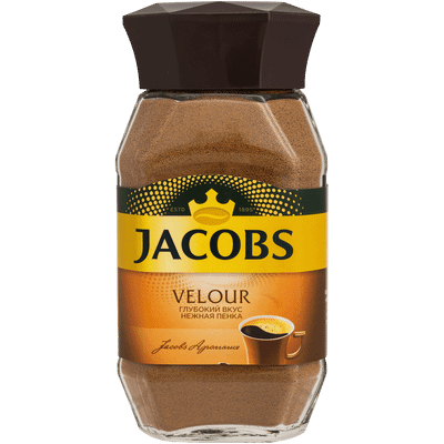 Кофе Jacobs Velour натуральный растворимый порошкообразный, 95г