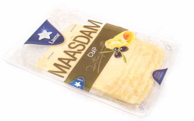 Сыр полутвёрдый Laime Маасдам слайсы 45%, 150г