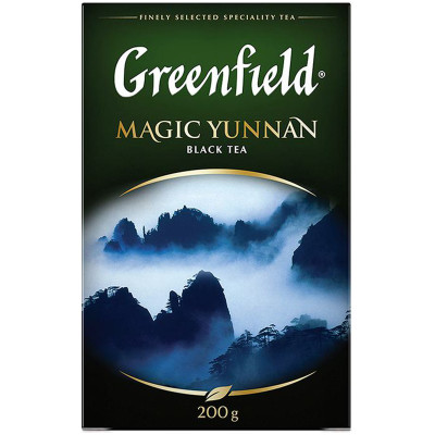 Чай Greenfield Magic Yunnan чёрный листовой, 200г