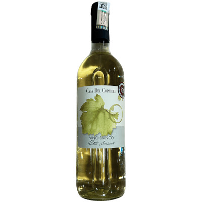 Вино Casa Del Coppiere белое полусладкое 10%, 750мл