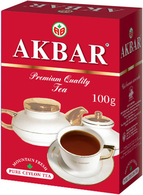 Чай Akbar Premium Quality чёрный байховый крупнолистовой, 100г