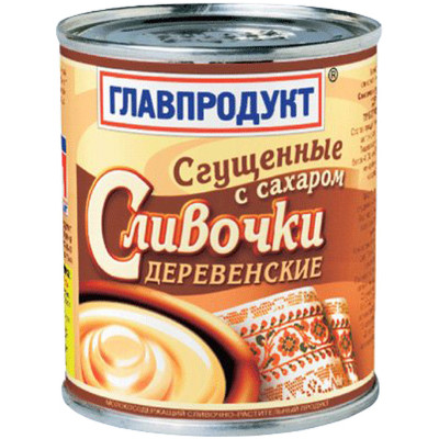 Продукт молокосодержащий Главпродукт Сгущёнка с сахаром, 380г