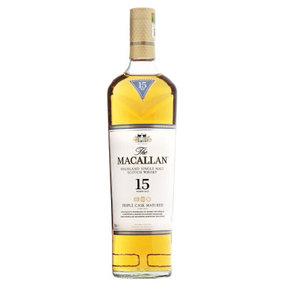 Виски Macallan Трипл Каск Мэйчурд 15-летний 43% в подарочной упаковке, 700мл