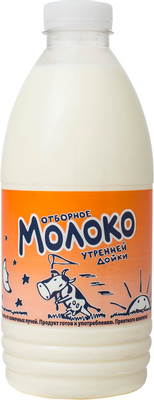 Молоко Утренняя Дойка цельное отборное питьевое пастеризованное 3.4-6%, 1л