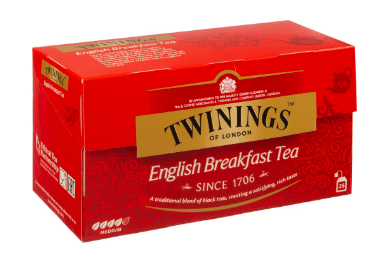 Чай Twinings Английский завтрак чёрный байховый в пакетиках, 50х2г