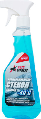 Жидкость Auto Express для разморозки стекол -40C спрей, 500мл