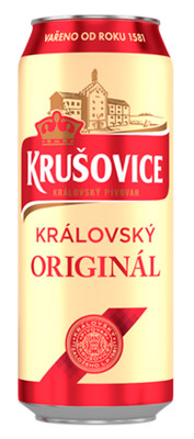 Пиво Krusovice Краловский Оригинал светлое 4.2%, 500мл