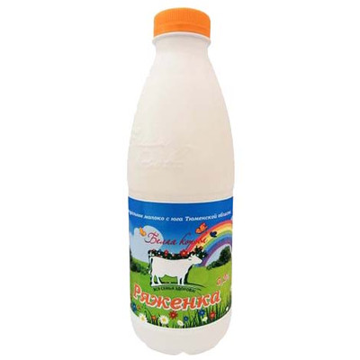 Ряженка Белая Корова 3.2%, 900мл