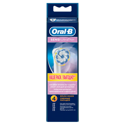 Oral-B Sensitive Clean cменные насадки для электрических зубных щеток, 4шт