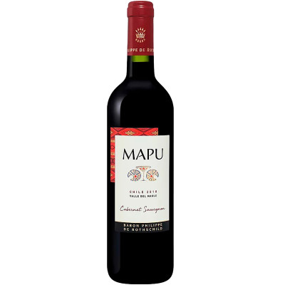 Вино Mapu Cabernet Sauvignon Maule Valley DO красное сухое 13%, 750мл
