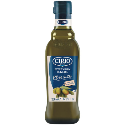 Масло оливковое Cirio нерафинированное высшего качества, 0,25 л