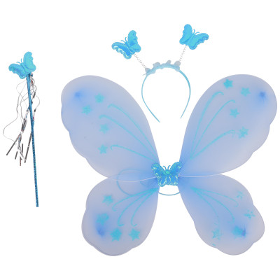 Игровой набор Крылья бабочки + ободок + волшебная палочка Home Story
