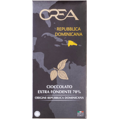 Шоколад Crea Origin Dominican Republic горький 70%, 100г